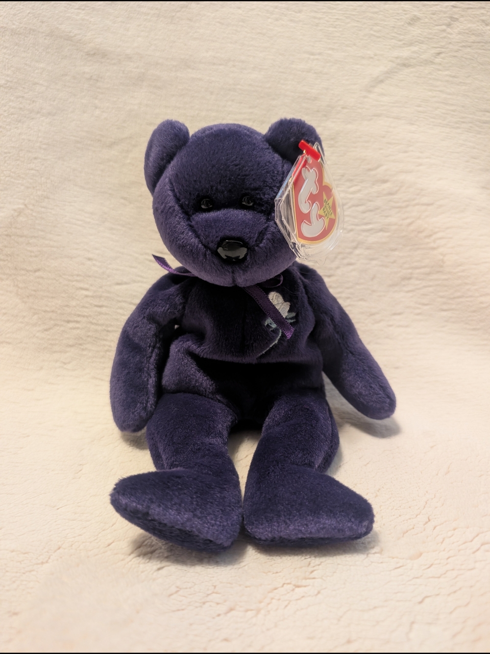 Ty Beanie Babies Princess Diana Bear - Soft Collectible Stuffed Animal